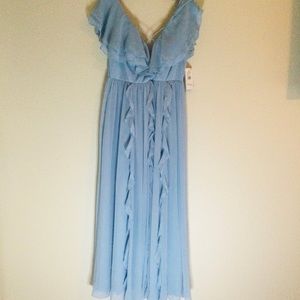 AIDAN MATTOX - BLUE GOWN